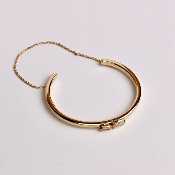 COACH Horse and Carriage Double Cuff Bracelet - Picture 2 of 5